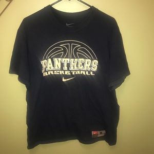 NCAA NIKE Panthers Blue Basketball T-shirt Sz M